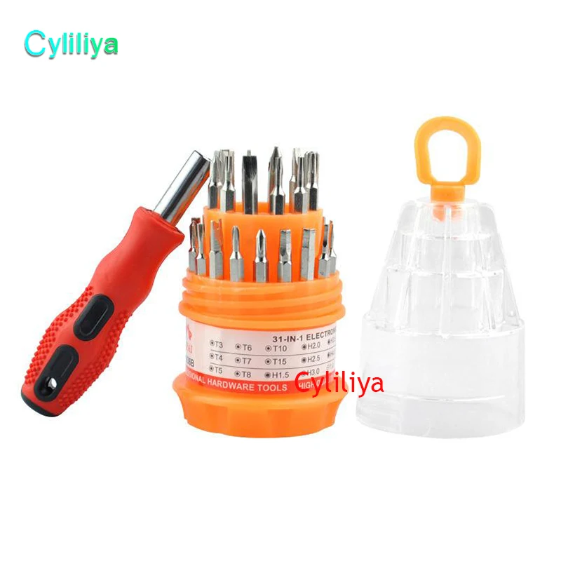 Multipurpose repairing 31 in 1 Precision Screwdrivers Kit Opening