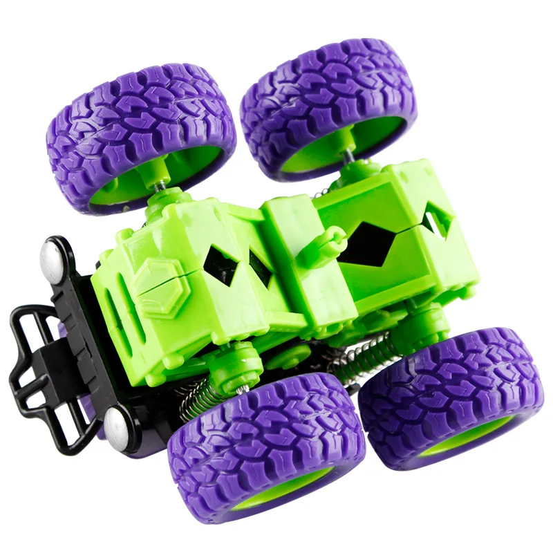 Action & Toy Figures Inertial Spring Off-road Vehicle Four Wheels Drive Car Model Can Move Toys For Children/Kids Funny Gift 