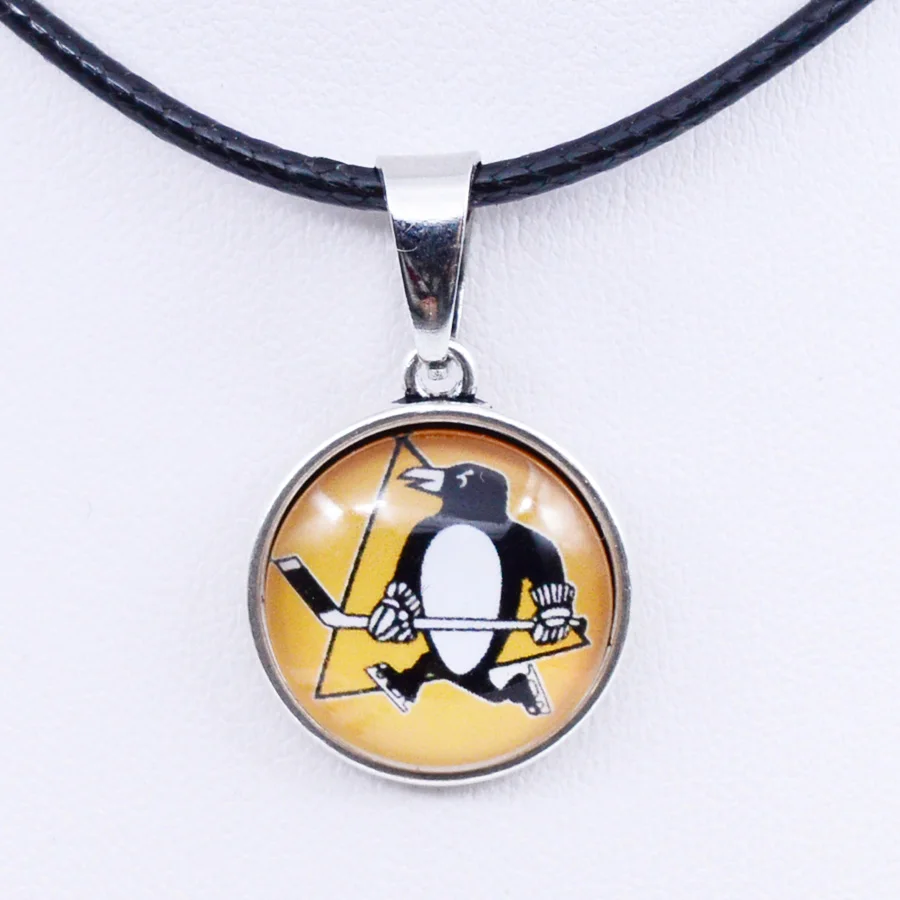 Necklaces Pendants NHL Pittsburgh Penguins Charms Ice Hockey Team Women