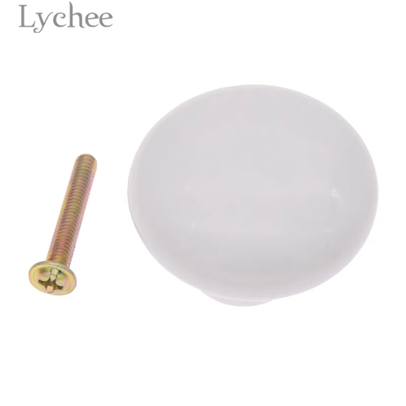 Lychee Life большой карамельный цвет круглый выдвижной ящик керамический Шкаф Тянет
