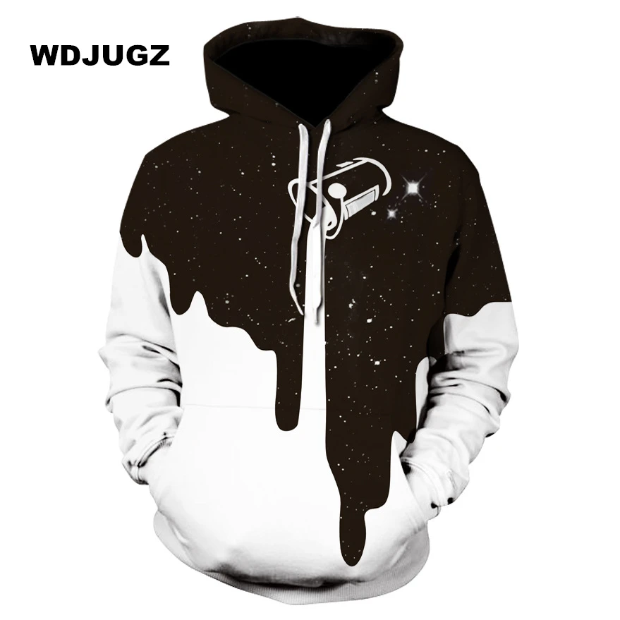 

Hot Fashion Men/Women 3D Sweatshirts Print Milk Space Galaxy Hooded Hoodies Unisex Autumn Winter Tops Wholesale and retail S-6XL