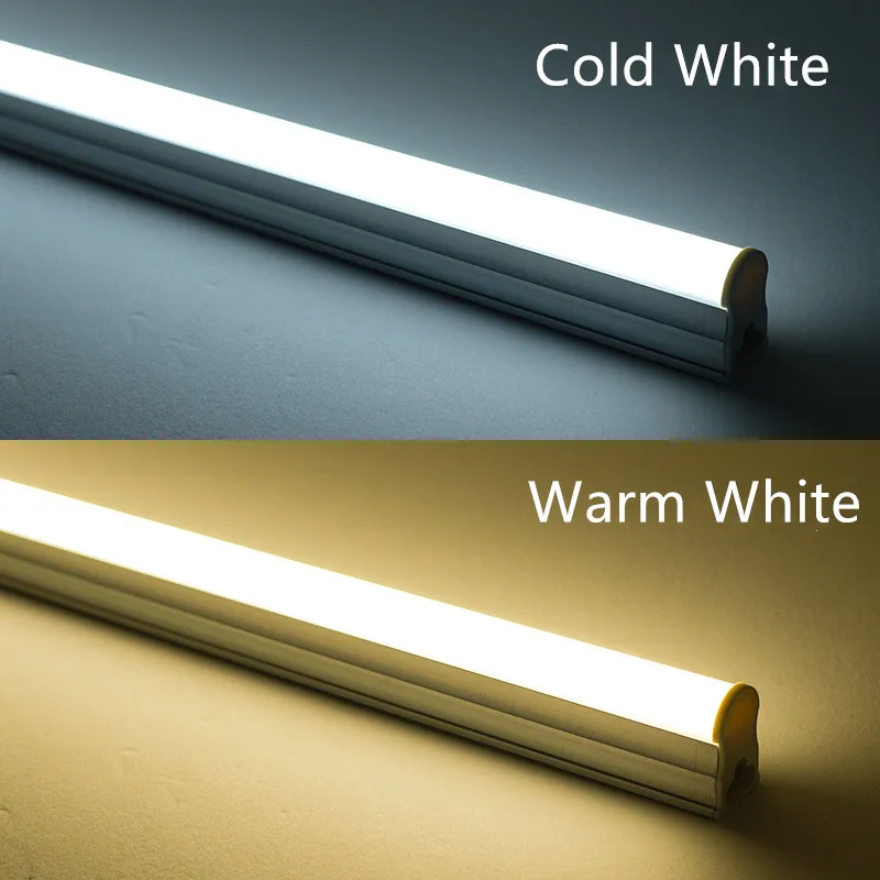 

LED Tube T5 T8 Lamp 220V 230V 240V PVC Plastic Fluorescent Light Tube 30cm 60cm 6W 9W 10W LED Wall Lamp Warm Cold White