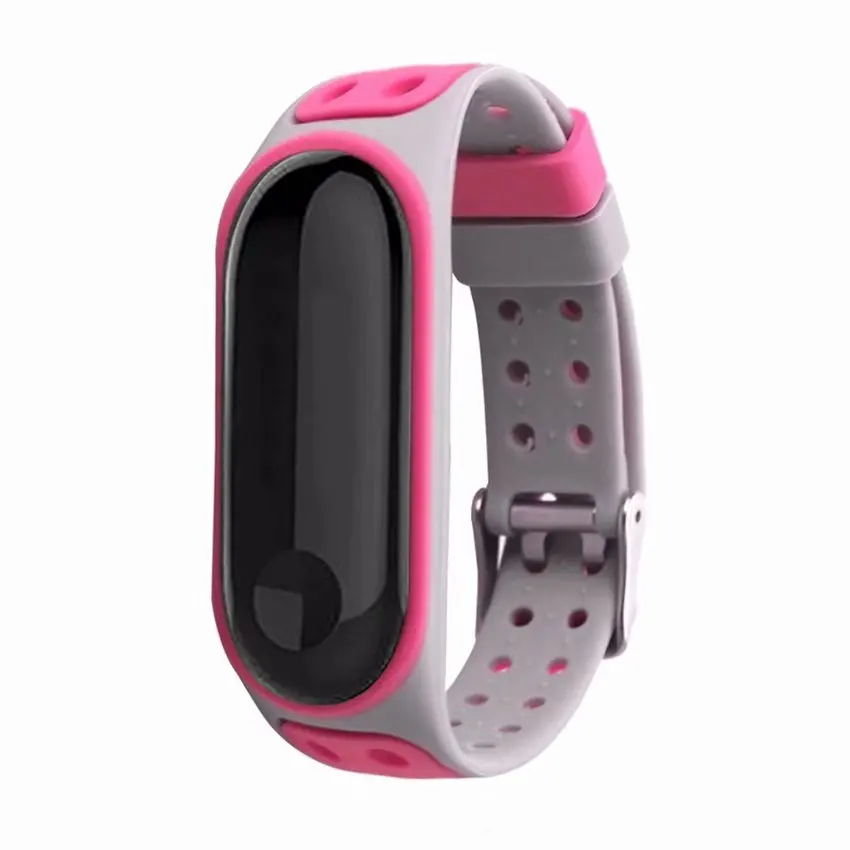Спортивные силиконовые часы Mi Band 3 с ремешком браслет на запястье аксессуары для