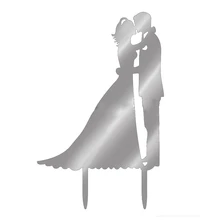 Свадебный торт вставлены карты вечерние Изысканная отделка(пара объятий