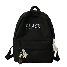 

2018 Women's Backpack Female Simple Style Backpacks for Teen Girls School Bags mochilas Leisure Oxford Travel Zipper Rucksack