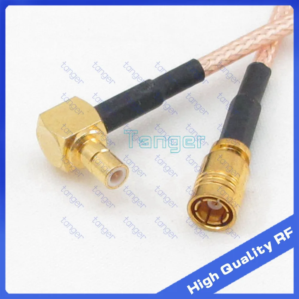 

SMB male plug right angle to SMB female jack Straight with 20cm 8inch RF RG316 RF Coaxial Pigtail High Quality Low Loss cable