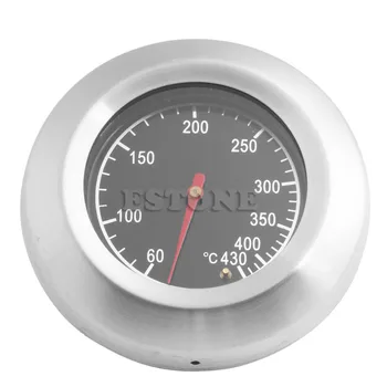 

Display 50~500C Thermometer Roast Barbecue BBQ Pit Smoker Grill Temp Gauge W210