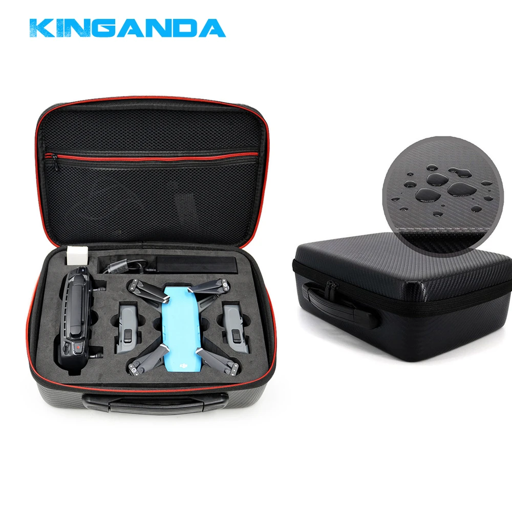 

Storage Box Handbag Spark Carry Case Cover Hard Shell Carbon Fiber Waterproof Drone Bag DJI Spark Suitcase for DJI Spark Drones