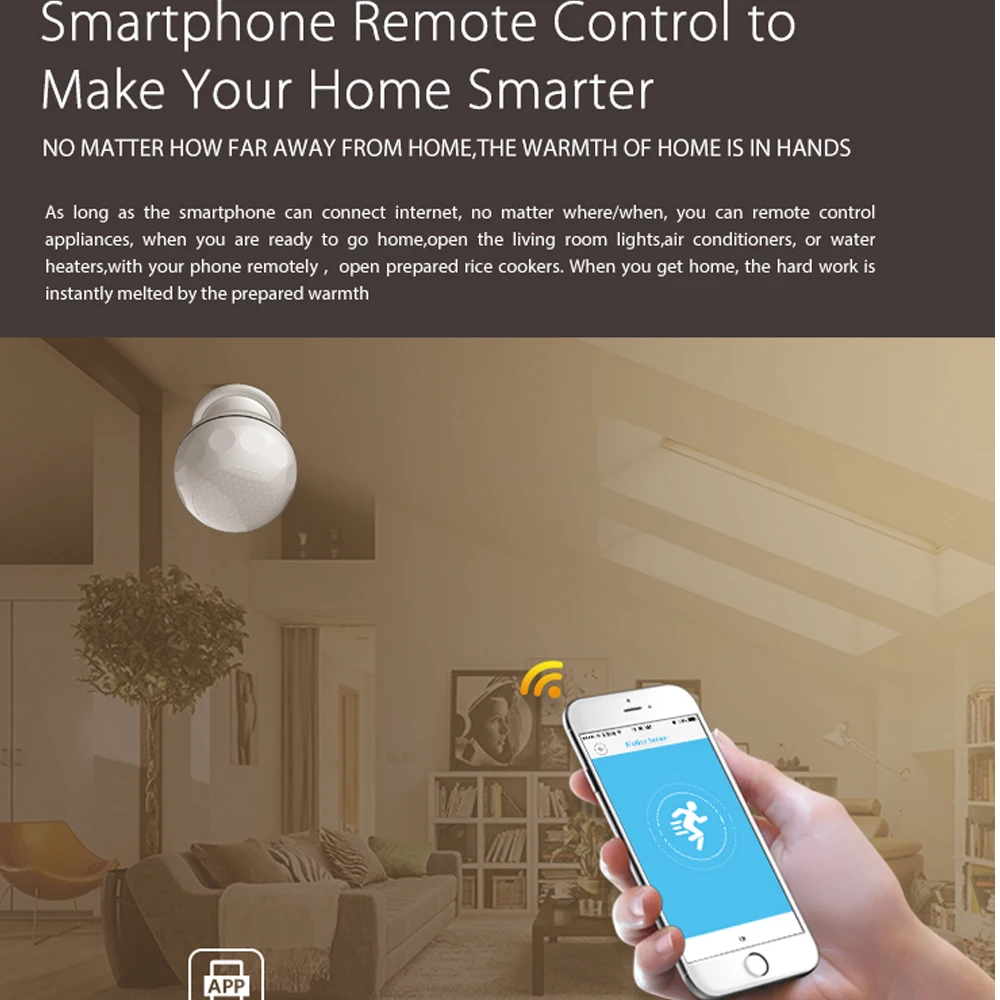 Датчик движения NEO Smart PIR с поддержкой Wi Fi Amazon Alexa Goole Assistant IFTTT не требуется дорогой