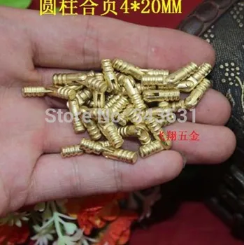 

100PCS/LOT 4 *20 cylindrical hinge hardware support gift box hinge cylinder alloy hinge