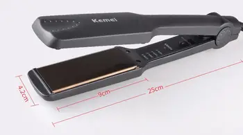 

KEMEI KM-329 Professional Tourmaline Ceramic Heating Plate Hair Straightener Styling Tools With Fast Warm-up Thermal Performance