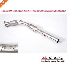 MERTOP Racing High flow MK4 A3 TT 1.8L TURBO 1998-2004 водосточная труба с 100 ячейками Спортивная кошка