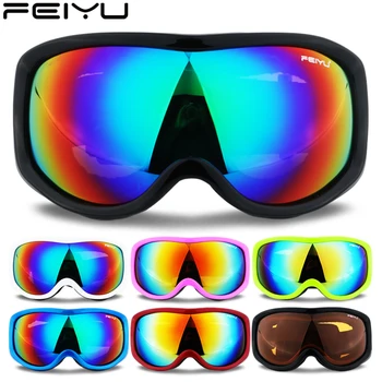 

Women Snowboard Brand Ski Goggles Men Goggles Glasses for Skiing UV400 Protection Snow Skiing Glasses Anti-fog Ski Mask