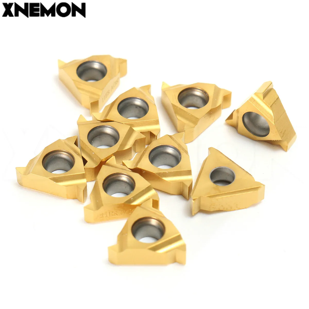 

1/10Pcs 1/4'' 11ER A60 Carbide Inserts for SIR/SNR Internal Threading CNC Blade Tool Holder Insert