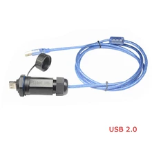 USB 2,0 и USB 3,0 папа-папа IP68 водонепроницаемый кабель 0,5 м 5 футов 3 м с USB мама IP 68 водонепроницаемый разъем переходник