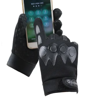 

LONGSONGO Brand Touch Screen Gloves Tactical Combat Shooting Airsoft Full Finger Gloves Military Camo Long Gloves Black Luvas