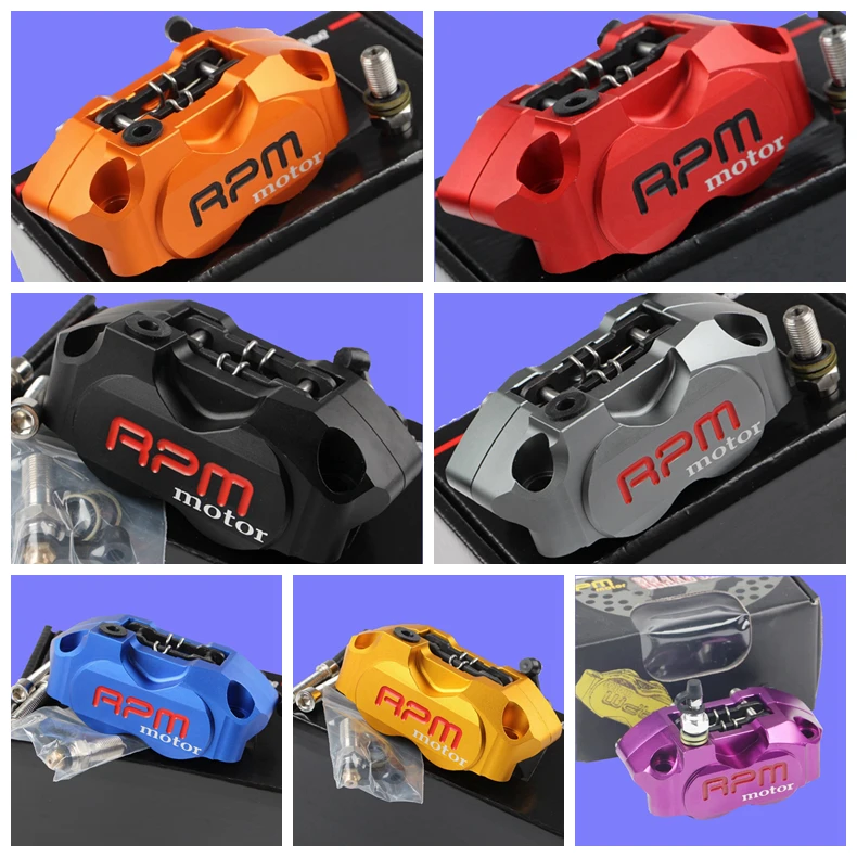 

Universal 82mm mounting hole pitch Motorbike Brake Caliper Radial RPM Motorcycle 4 Pistons Caliper for Honda Suzuki Kawasaki