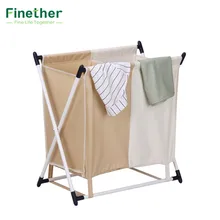 Finether X Frame корзина для белья ёмкость для хранения грязной одежды складная Прачечная сортировщик корзина Съемная сумка для белья органайзер для одежды