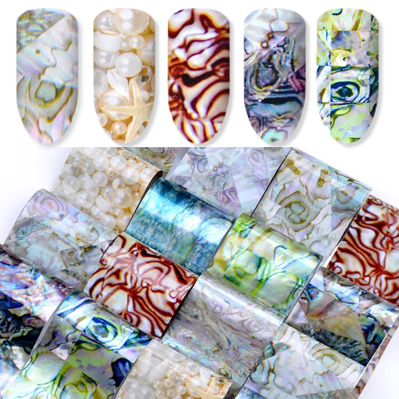 

16 Sheets / Set New Nail Sticker Of Cover Leopard Starry Sky Nail Design Stickers Wraps DIY Nails Foil Sticker Tattoo Decorate