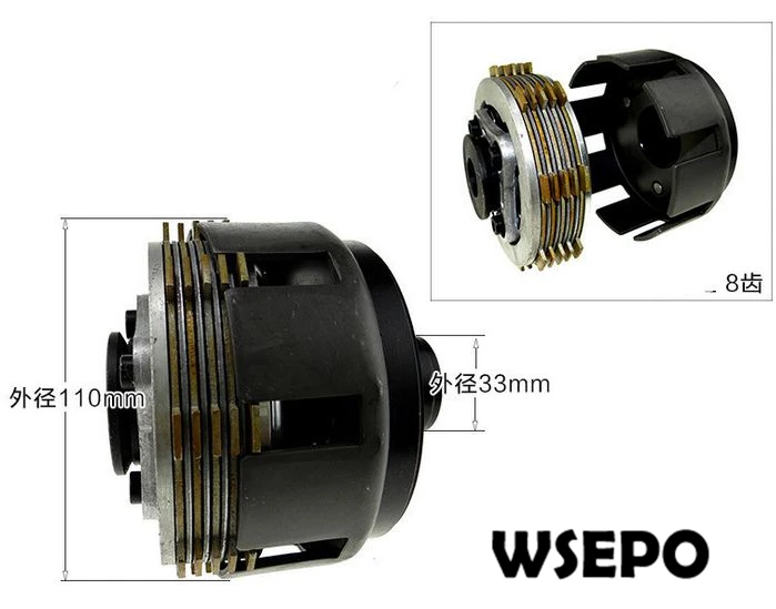 171 clutch assy 8 teeth