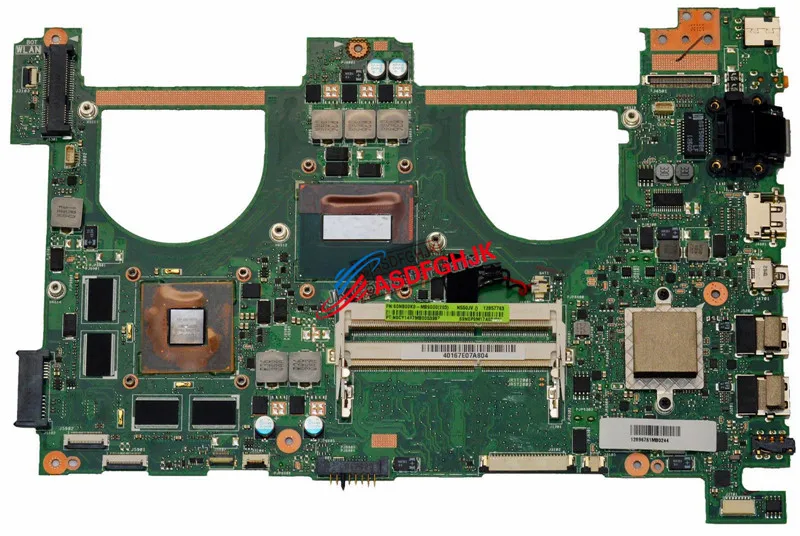 Оригинальная материнская плата для ноутбука Asus N550JV с фотографическим