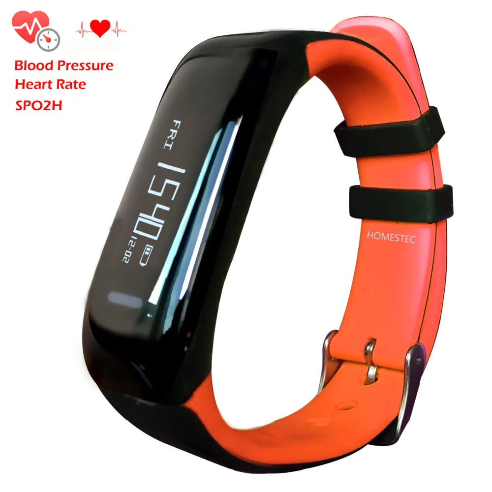 Newyes NBS05 Orange Blood Pressure Monitor Heart Rate Sleeping Sport