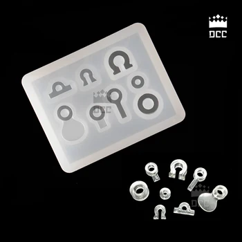 

1PC Pendant Buckle Circle liquid silicone mold DIY resin jewelry mold for epoxy resin uv resin mold