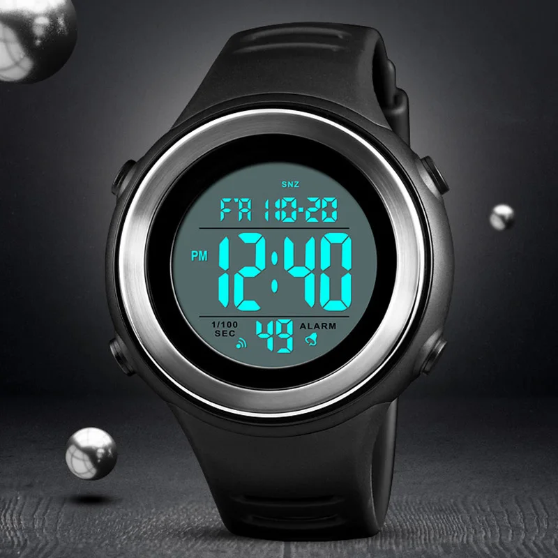#cheap Sports Watches Men Luminous 50M Waterproof LED Digital Watch Timing Backlit Waterproof Male Clock montre homme 2018 SKMEI