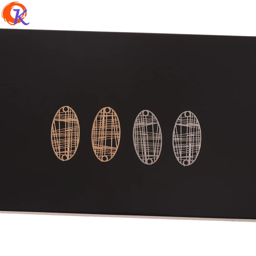 Cordial Design 100Pcs 12*24MM Jewelry Accessories/Earrings Parts/Oval Shape/Sheet Copper/DIY Making/Hand Made/Earring Findings