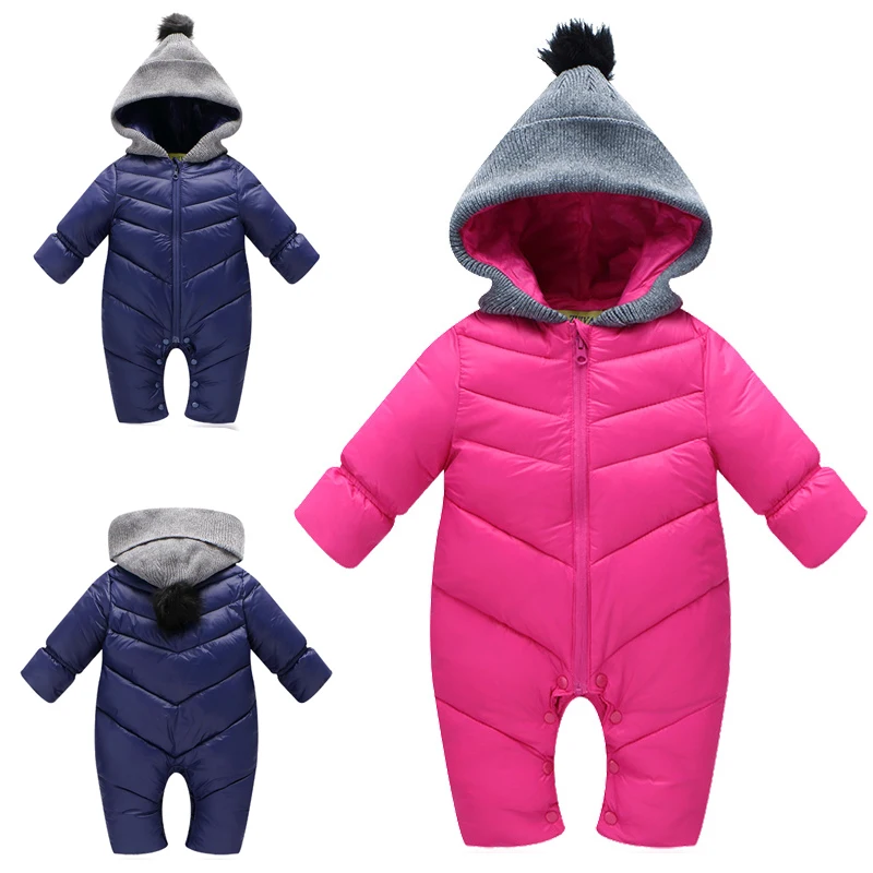 Super Baby Rompers Winter Warm Cotton Baby Onesie for Kids Newborn to