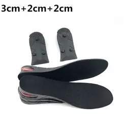 Dropshopping 1 пара увеличивающие рост стельки 3-7 см регулируемая дышащая стелька Невидимый подъем обуви колодки подошвы вставки для мужчин и
