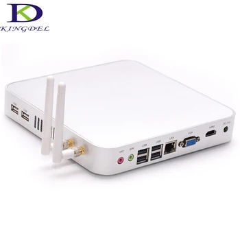 Kaufen Lüfterlose Metallgehäuse Intel Celeron Dual Core 1,8 Ghz Mini PC Thin Client Terminal 8 GB RAM 256 GB SSD, HDMI, Windows 7, WIFI