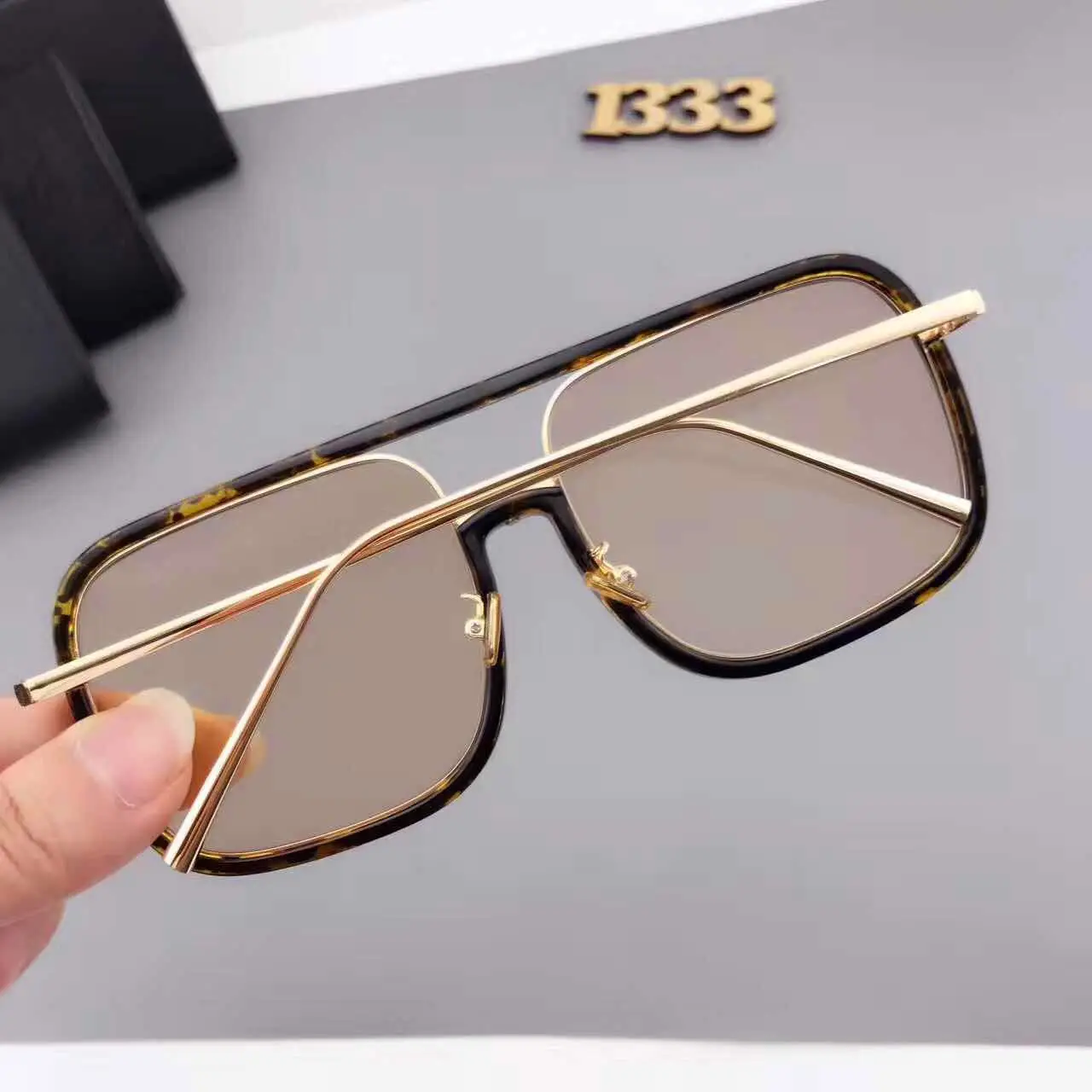 2017 Newest Clear Glasses Men Luxury Brand Sunglasses Myopia Clear Lens