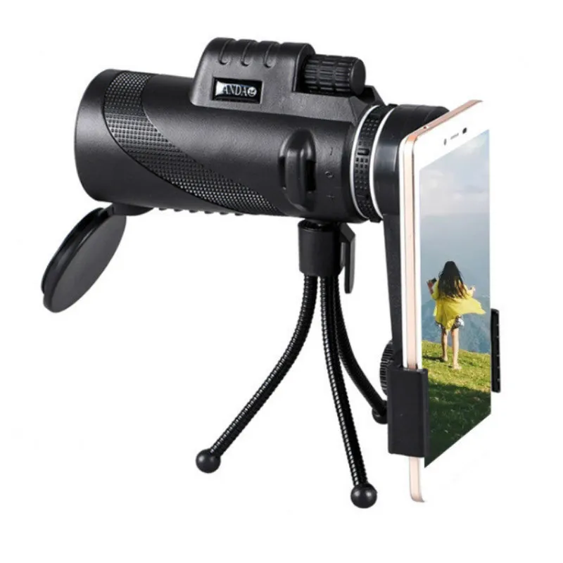 40X60 Monocular zoom HD Telescope Travel High Power Magnification Quality binoculars Free Ship  Camping Birdwatching