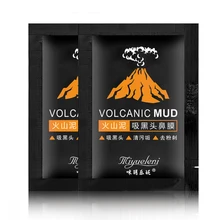 100 шт/партия вулканическая грязевая черная маска акне черное очищающее средство от черных точек отклеивается средство для устранения черных точек маска для красоты лица глубокое очищение уход за кожей