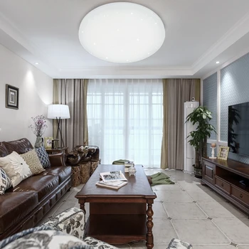 

Modern fairy lights 60W Led Round Ceiling lamps warm white startlight effect IP20 For kitchen bedroom living room