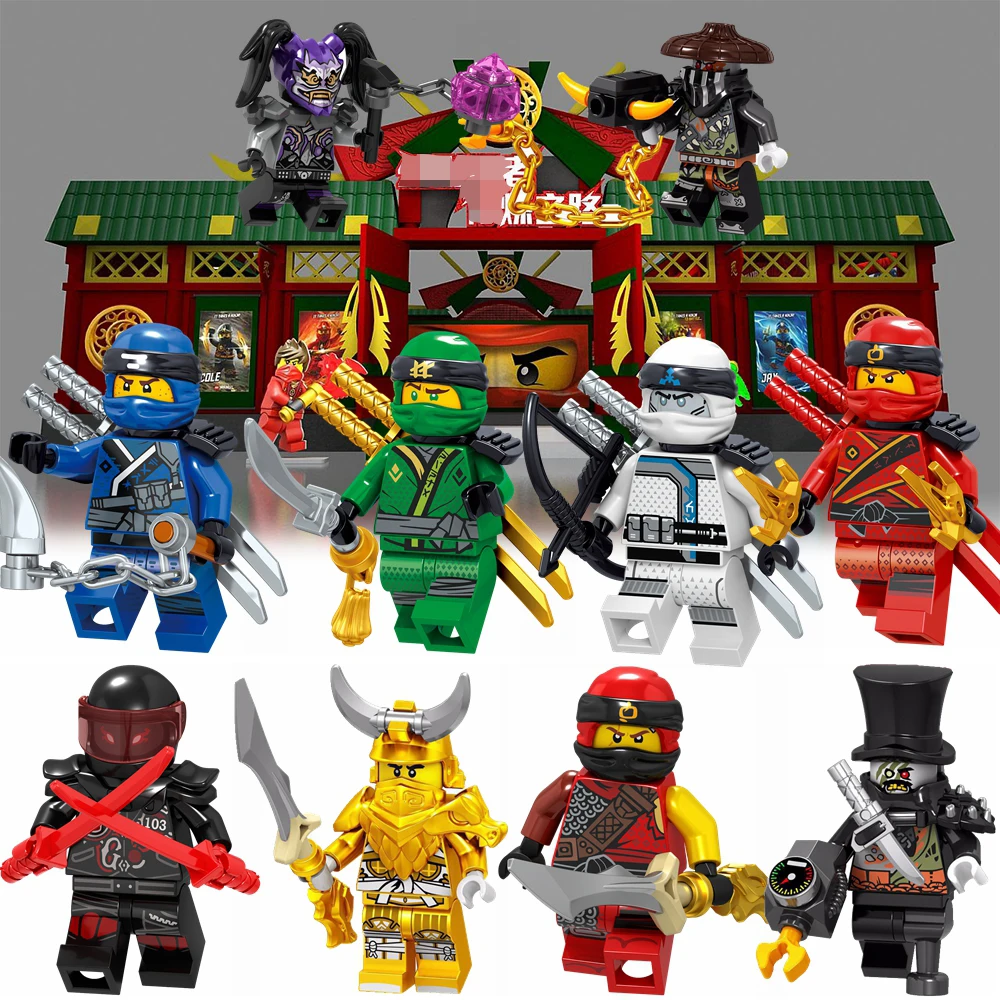 Ninjago Legoings Jay Cole Zane Lloyd Sensei Wu Gifts Super Heroes Figures Legoing Building Blocks Bricks Children DIY - buy at the price of $0.24 in aliexpress.com | imall.com