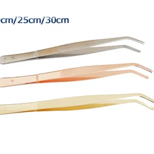 Кухонные щипцы из нержавеющей стали, инструмент для морской еды и бара, пинцет, щипцы для еды, аксессуары для бара