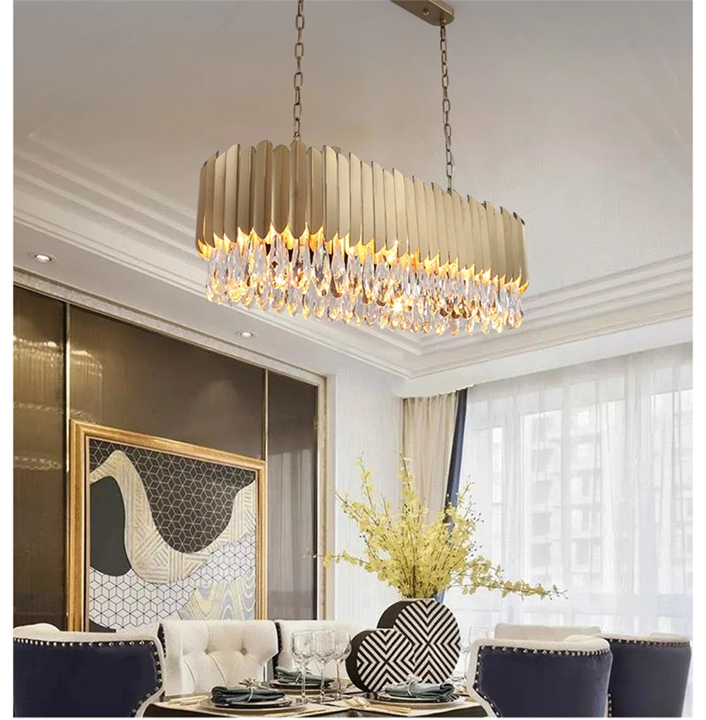 Новый дизайн большой люстра кристалл лампы современный освещение для дома и отель