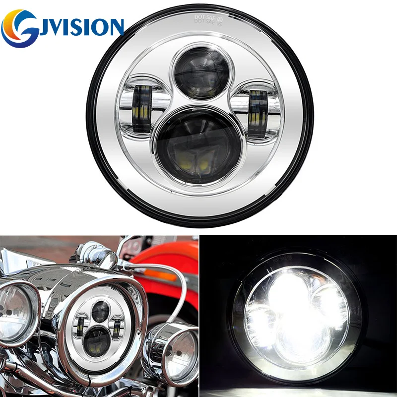 Утвержденный DOT 7 дюймовый проектор фары головного света светодиодные для