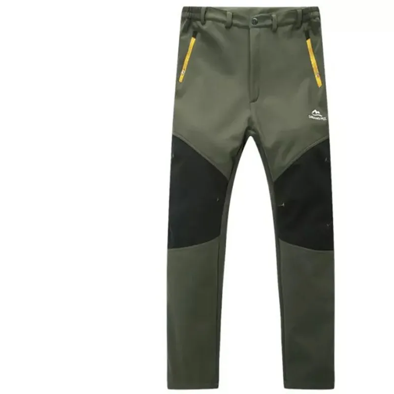 

2016 Newest Autumn Winter Trekking Hiking Pants Men Women Climbing Waterproof Trousers Outdoor Sport Camping Softshell Pants
