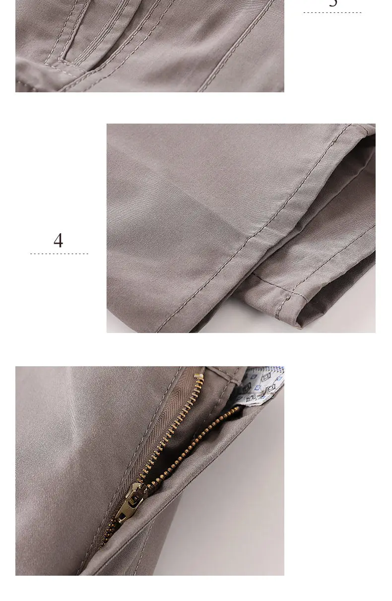 MuLS Casual Pants Men Cotton Straight Cargo Man Pant Spring Summer Autumn Formal Male Work Trousers MidWaist Full Length Size 40 18
