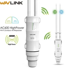 Wavlink 5 ГГц открытый wifi диапазон расширитель 600 Мбит/с высокой мощности 12dbi антенна усилитель водонепроницаемый wifi маршрутизатор/ретранслятор точка доступа