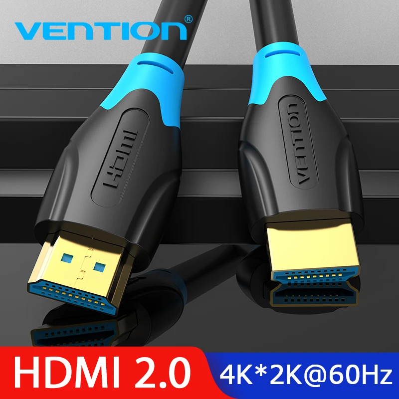 Vention HDMI كابل 2.0 3D 2160 P كابل HDMI 1 m 2 m 5 m 3 m 10 m 15 m مع إيثرنت محول HDMI ل HDTV LCD العارض HDMI 4 K كابل