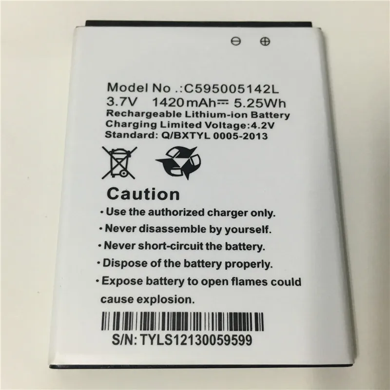 

3.8V 1420mAh C595005142L For BLU Star Jr S350 Battery