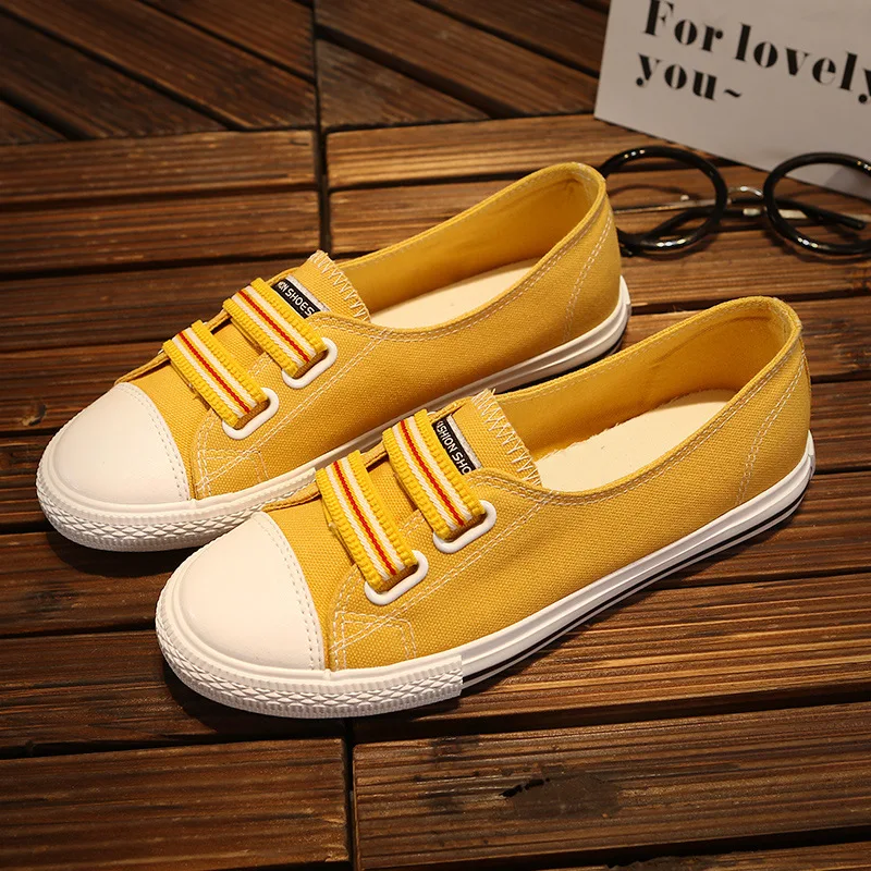 Canvas Shoes Summer Womens Shoes New Wild Students Flat Bottom Shoes Tenis Feminino Zapatos De Mujer