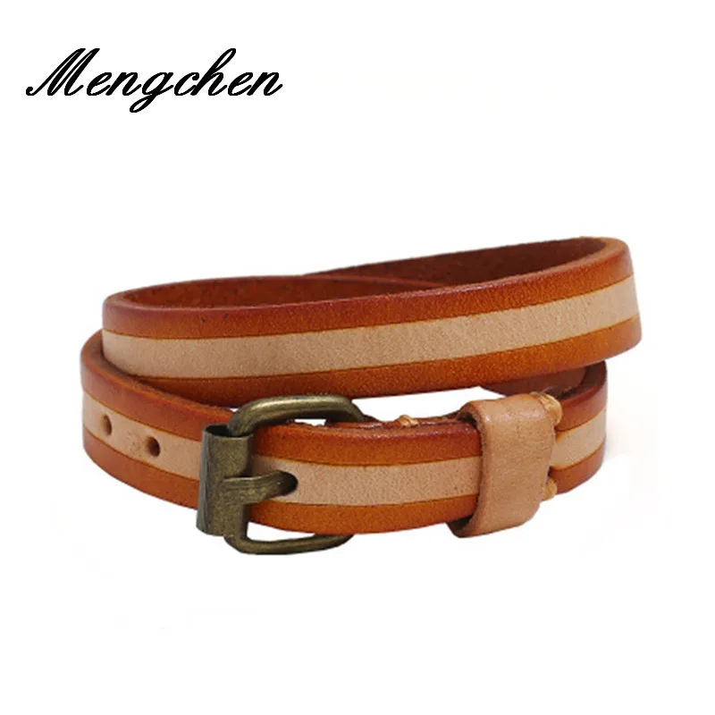 

New Design Multilayer Genuine Leather Bracelets Punk Wide Cuff Bracelets Bangles for Women Men Jewelry Wristband