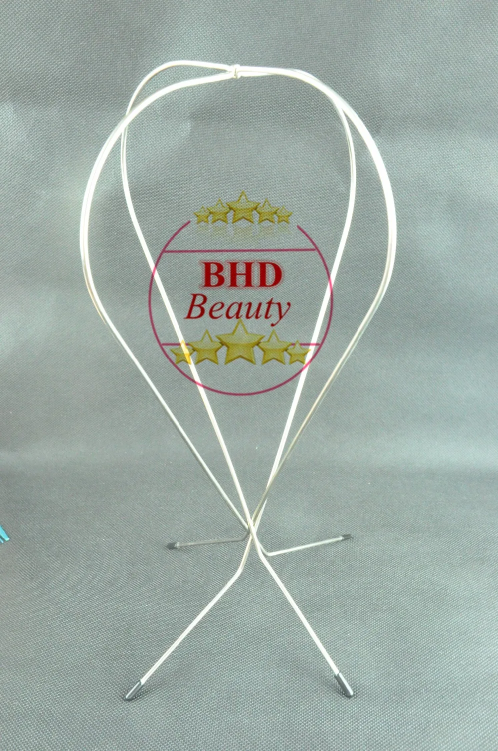 Collapsible Chrome Plated Wig Stand For Drying Setting Styling