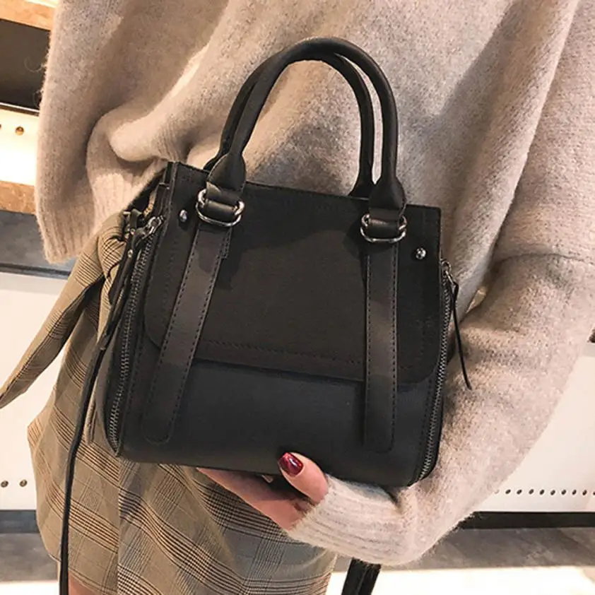 

2018 New Women's Frosted Leather Shoulder Bags Fashion Female Handbag Ladies Messenger Bag evening clutch bags bolsas feminina