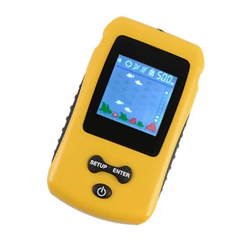 

7.5M Cable 100M Portable Sonar LCD Fish Finders Fishing lure Echo Sounder Powered By 4AAA Batteries (not Included)